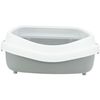 Caja De Arena Con Borde - 56x25x71cm - Gris - Para Gatos Trixie