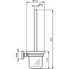 Ideal Standard Aa9119aa Iom Escobillero A Pared Cristal