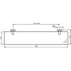 Ideal Standard A9125aa Iom Repisa 600 Mm Cristal Transp/cromo