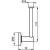 Ideal Standard A9132aa Iom Portarrollo Cromo Sin Tapa