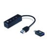 Hub Conceptronic Usb 3.0 4 Puertos + Adap. Usb-c