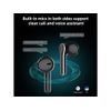 Auriculares Sin Led Horas Reproducción Veanxin Impermeable Bluetooth Tela Negro