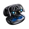 Veanxin Auriculares Bluetooth Impermeables Sin Horas De Tiempo De Reproducción Negro