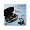 Veanxin Auriculares Bluetooth Impermeables Sin Horas De Tiempo De Reproducción Negro