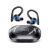 Veanxin Auriculares Intrauditivos Sin Led Impermeable Bluetooth Tela Negro