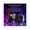 Veanxin Auriculares Bluetooth Impermeables Púrpura