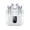 Auriculares Sin Tiempo Reproducción Horas Aumentar Veanxin Bluetooth Blanco