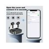 Auriculares Inalámbricos Con Tapa Transparente Bluetooth 5.3, Luz Ambiental Led, Diseño Ergonómico, Ipx6 (negro) Veanxin