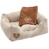 Cama Para Perros Love You 61x48x18 Cm Beige 81262 Kerbl