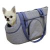 Bolso Transportín Para Mascotas Marie Gris Y Azul 46x23x25 Cm Kerbl