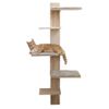 Rascador Para Gatos Timber Wall Color Natural Y Gris Taupe 150cm Kerbl