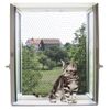 Red De Seguridad Para Gatos Transparente 4x3 M Kerbl