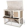 Casa Para Roedores Con Fondo De Metal Lucky Blanco 115x65x100 Cm Kerbl