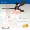 Ventilador De Techo Con Luz Casafan 314227 Eco Fiore Bz Bronce