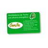 Ventilador De Techo Con Luz Casafan 314227 Eco Fiore Bz Bronce