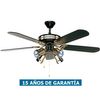 Ventilador De Techo Con Luz Casafan 513207 Black Magic 132 Negro