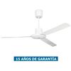 Ventilador De Techo Vortice 61753 Nordik Evolution 160 Gris Claro