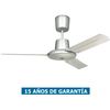 Ventilador De Techo Vortice 61754 Nordik Evolution 120cm Plateado Metálico