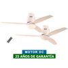 Ventilador De Techo Con Luz Casafan 93132322 Aerodynamix Eco 132 We Blanco