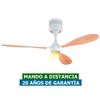 Ventilador De Techo Con Luz Casafan 9313238 Helico Paddel We-bu Haya/ Blanco