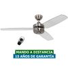 Ventilador De Techo Casafan 9313217 Night Flight 132 Bn-tr Transparente/ Cromo Cepillado