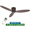 Ventilador De Techo Casafan 313282 Eco Plano Ii 132cm Nogal