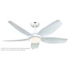 Ventilador De Techo Casafan Eco Volare 116 We-we  Blanco 511681