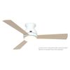 Ventilador De Techo Casafan Eco Pallas 116 We-ah/bu  Arce / Haya 311674