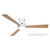 Ventilador De Techo Casafan Eco Pallas 142 We-ah/bu  Arce / Haya 314274