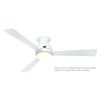 Ventilador De Techo Casafan Eco Pallas 142 We-we/lg  Blanco / Gris Claro 314276