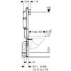 Soporte De Pared Duofix Up100 Con Tanque Para Inodoro - 112 Cm