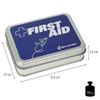 Botiquín De Primeros Auxilios To Go 22 Pzas Caja Metal First Aid Only