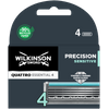 Wilkinson Quattro Titanium Cuchillas De Recambio Sensitive 4 Uds