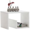 Mesa De Centro 2 En 1 59,1x35,8x37,8 Cm Blanco Fmd