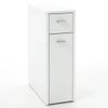 Armario Cajonera Con 2 Cajones Fmd 930-001 20x45x61 Cm - Blanco