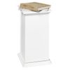 Mesita Decorativa Con Puerta Blanco 57,4 Cm Fmd