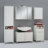 Mueble Alto Cuarto De Baño 1 Puerta L37 X H68cm - Zamora - L 37  X A 17  X H 68  Cm