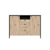 Aparador 2 Puertas 3 Cajones 1 Balda - Loft - L 163,5  X A 40,5  X H 91,5  Cm