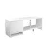 Mueble De Tv De Esquina Modulable - Flex - L 127  X A 33  X H 46,5  Cm