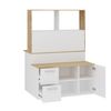 Mueble Multifuncional De Tv Y Escritorio Mainz - L110,5 Cm