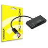 Actecom Cable Adaptador Otg + Lector A Micro Usb Para Sony Xperia Zte Wiko