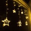 Cotina De Luces Estrellas Fairy Con 63 Leds Hi