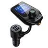 Transmisor Fm Aux Music Car Mp3 Player Qc3.0 Carga Rápida Usb Car Charger Manos Libres Bluetooth-compatible 5.0 Car Kit (negro)