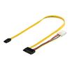 Cable S-ata Datos + Power Sata A Molex 4-pin 50cm