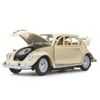 Coche Teledirigido Die-cast Vw Beetle Blanco Crema 40 Mhz 1:18 Jamara