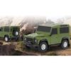 Coche Zaguero Teledirigido Land Rover Verde 1:24 Jamara