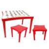 Set De Mesa Y Sillas Infantiles 3 Piezas Easy Learning Rojo Jamara