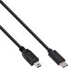 Inline 35751. Cable Usb 2.0 Tipo C Macho-mini-b (5-pin) Macho. 1m. Negro.