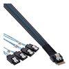 Inline 27646a. Cable Slim Sas Sff-8654 A 4 Sata. 0.5m.