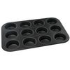 Bandeja Muffins 38x26cm.zenker Acero Antiadherente - Color Negro.